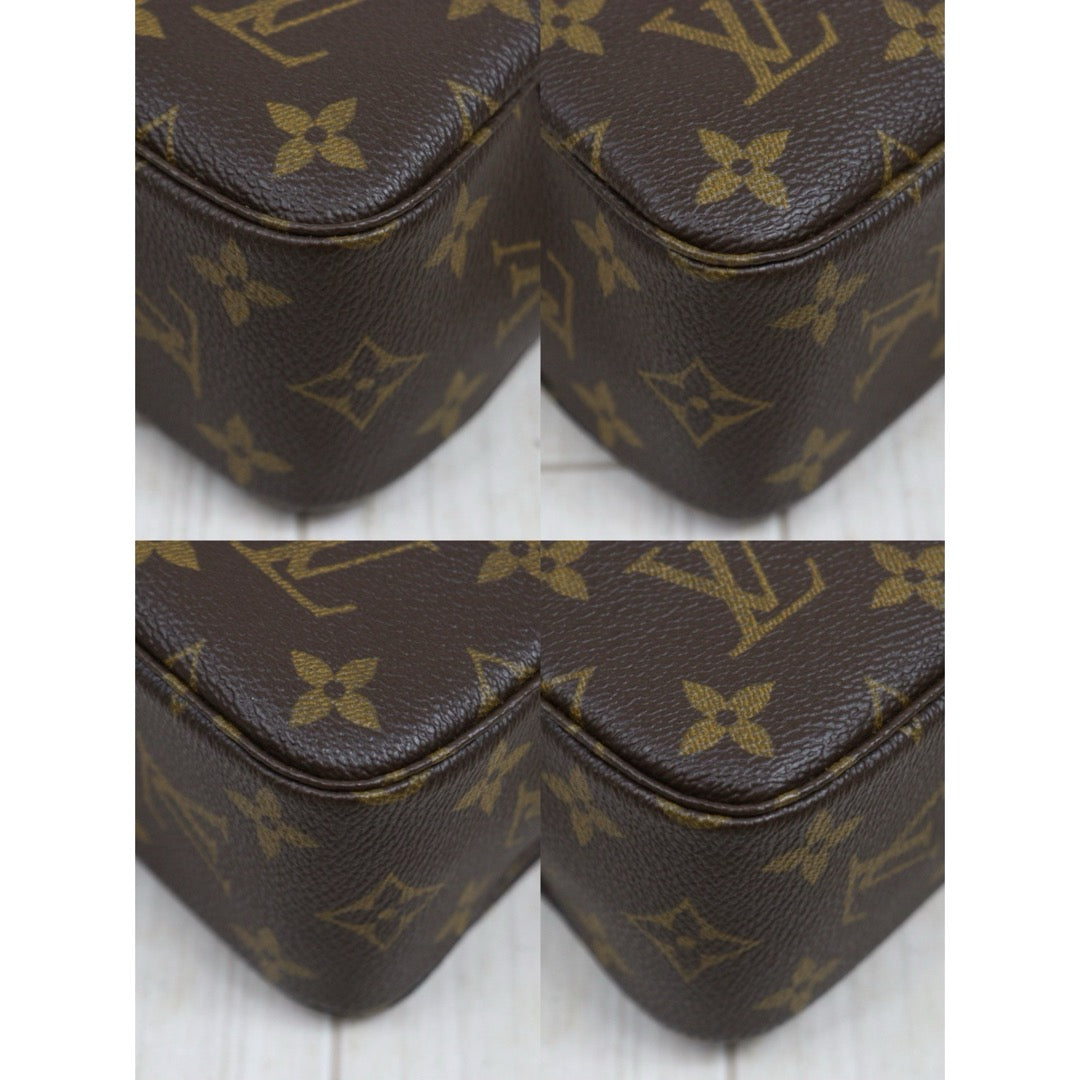 Include Entrupy Certificate of Authenticity｜Good ( Rank AB)｜ Louis Vuitton Truth Toilet 23 Monogram Makeup Pouch｜26052105