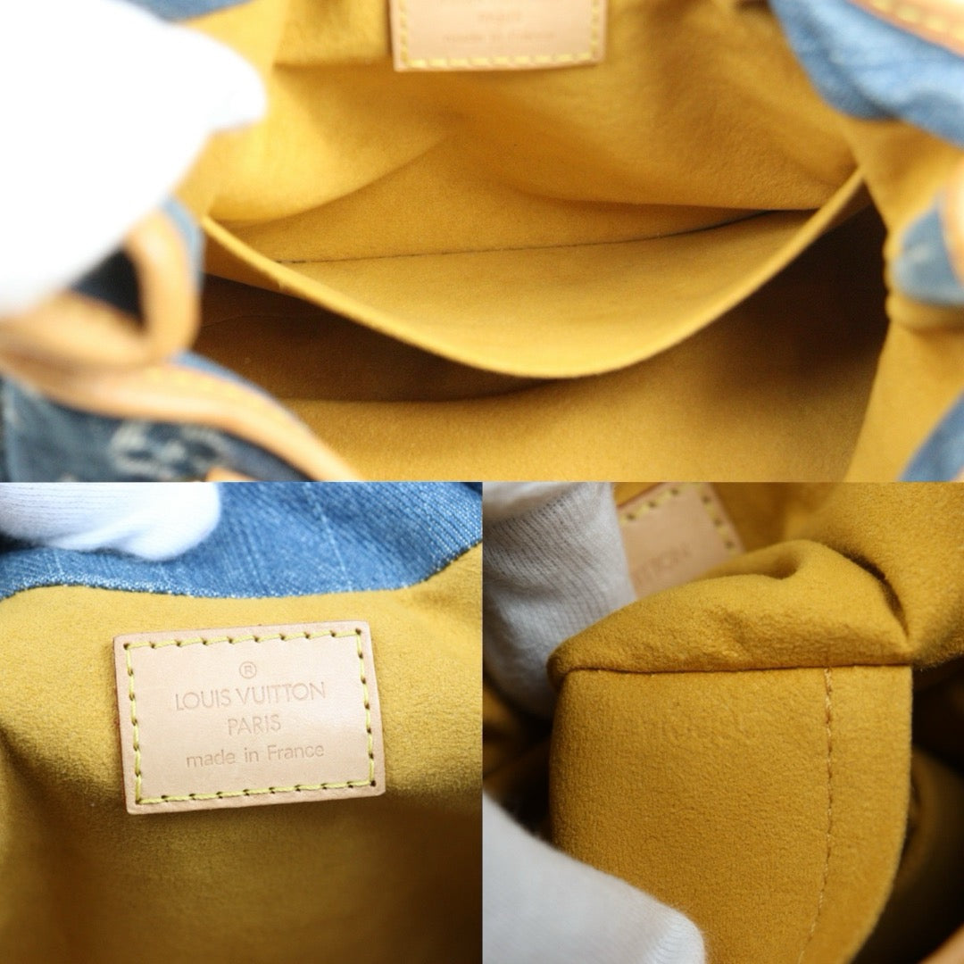Include Entrupy Certificate of Authenticity｜Good ( Rank AB)｜ Louis Vuitton Monogram Denim Pleaty Hand Bag ｜S26060608