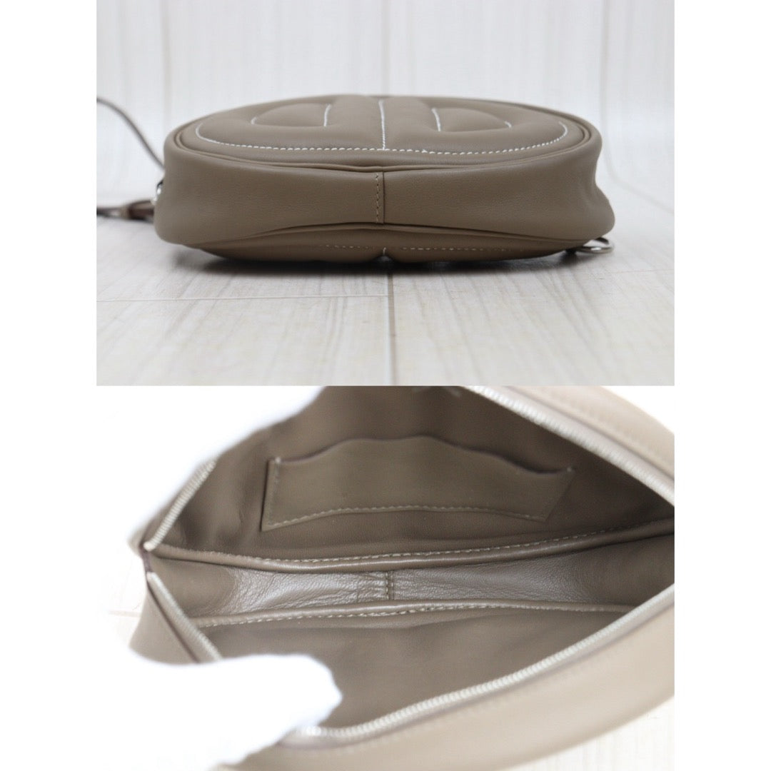 Very Good ( Rank A) ｜ Hermes In-The-Loop Swift Leather Waist Bag Sling Backbag Etoupe Gray｜V25070205