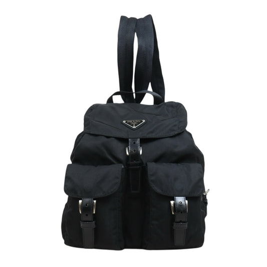 Include Entrupy Certificate of Authenticity｜Very Good ( Rank A) ｜ PRADA Nylon Small Black Backpack ｜26052803