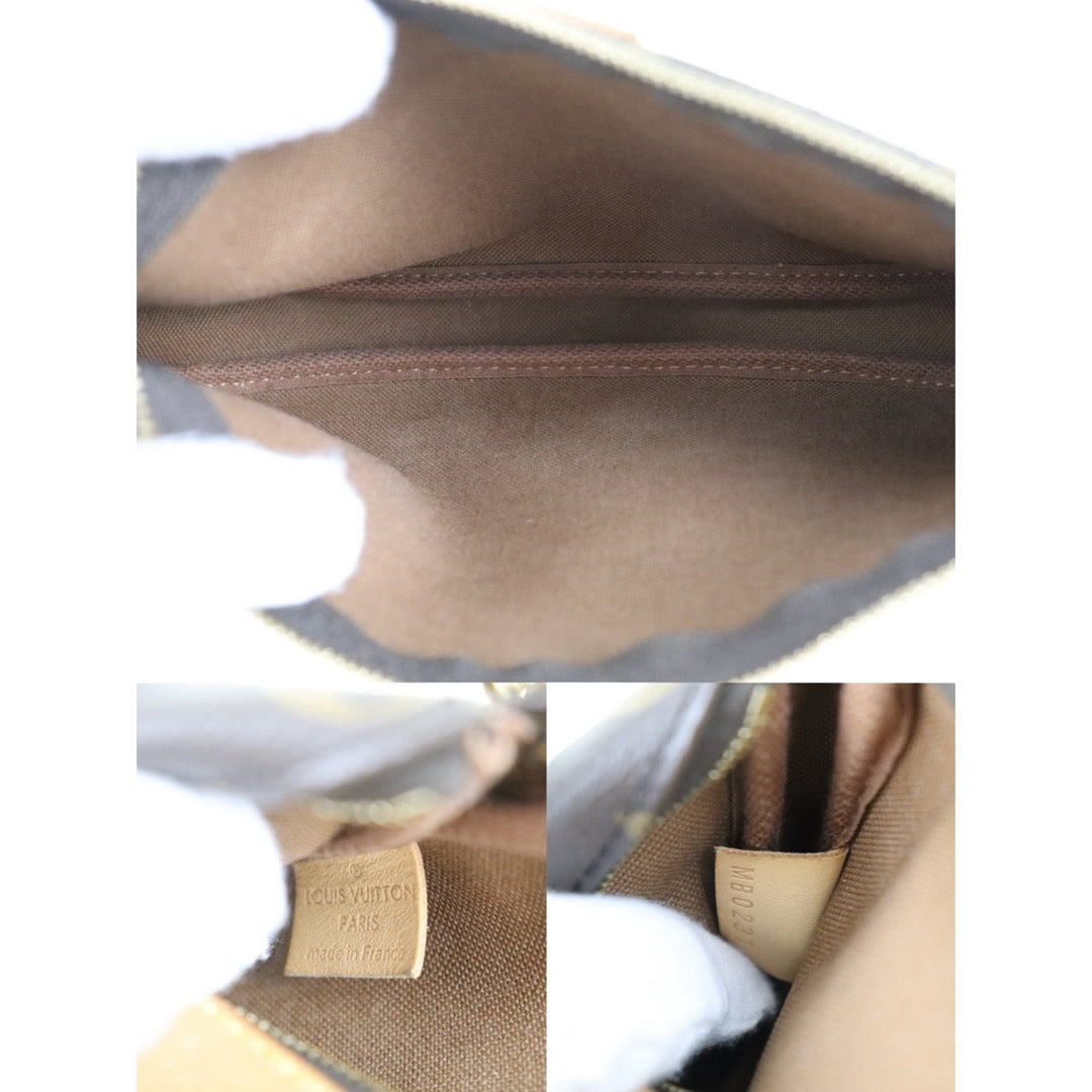 Include Entrupy Certificate of Authenticity｜Good ( Rank AB) ｜ Louis Vuitton Monogram Multi Pochette Accessoire Khaki｜Z26092906