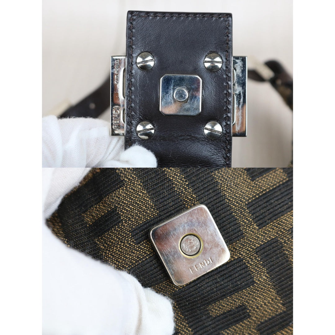 Good ( Rank AB)｜ FENDI Zucca Potato Case Shoulder Bag ｜S25111305