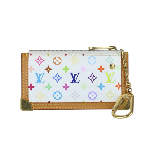 Good ( Rank AB)｜ LV Takashi Murakam Multi Monogram Pochette Cre｜W25012706
