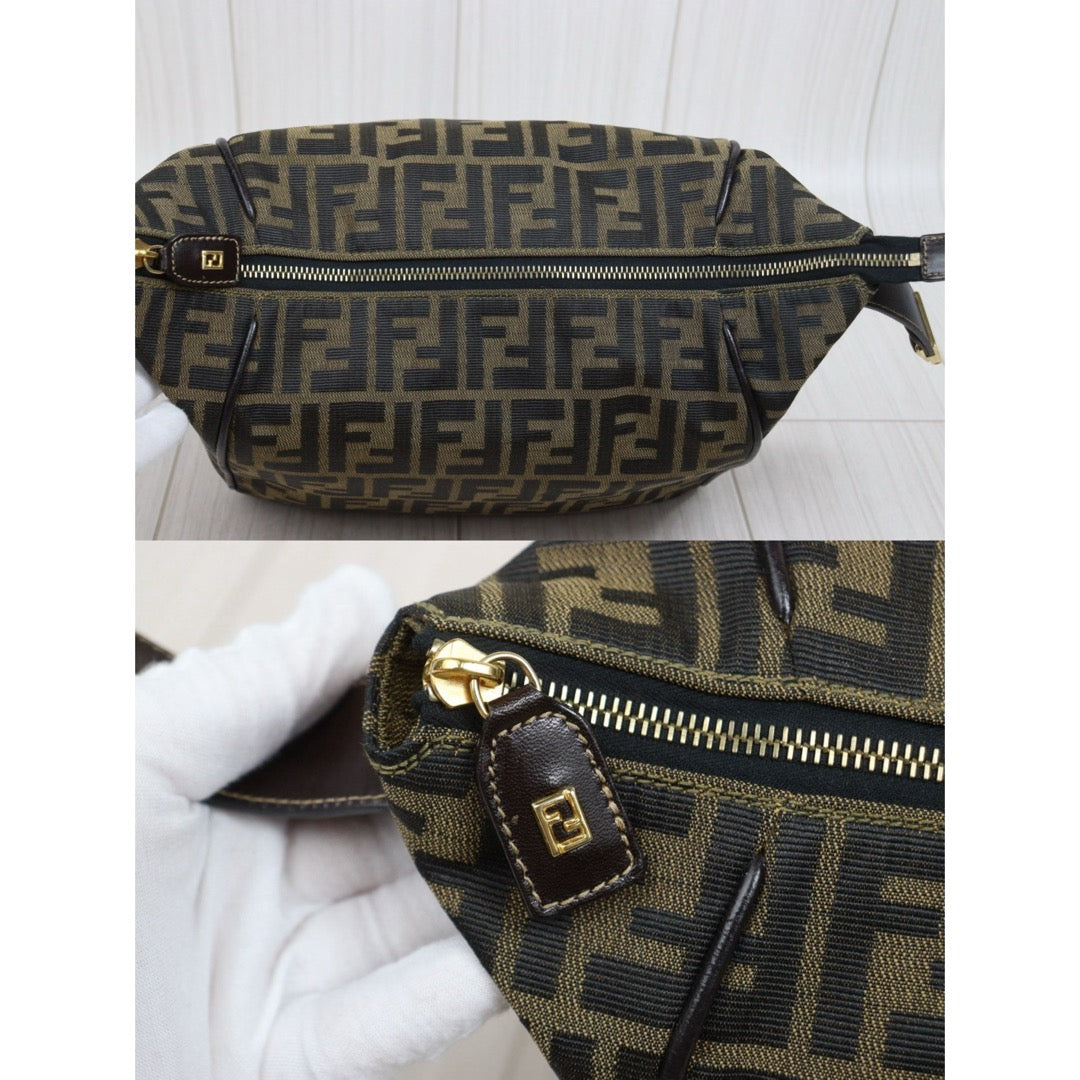 Include Entrupy Certificate of Authenticity｜Good ( Rank AB)｜ FENDI GM Zucca Handbag ｜26042303