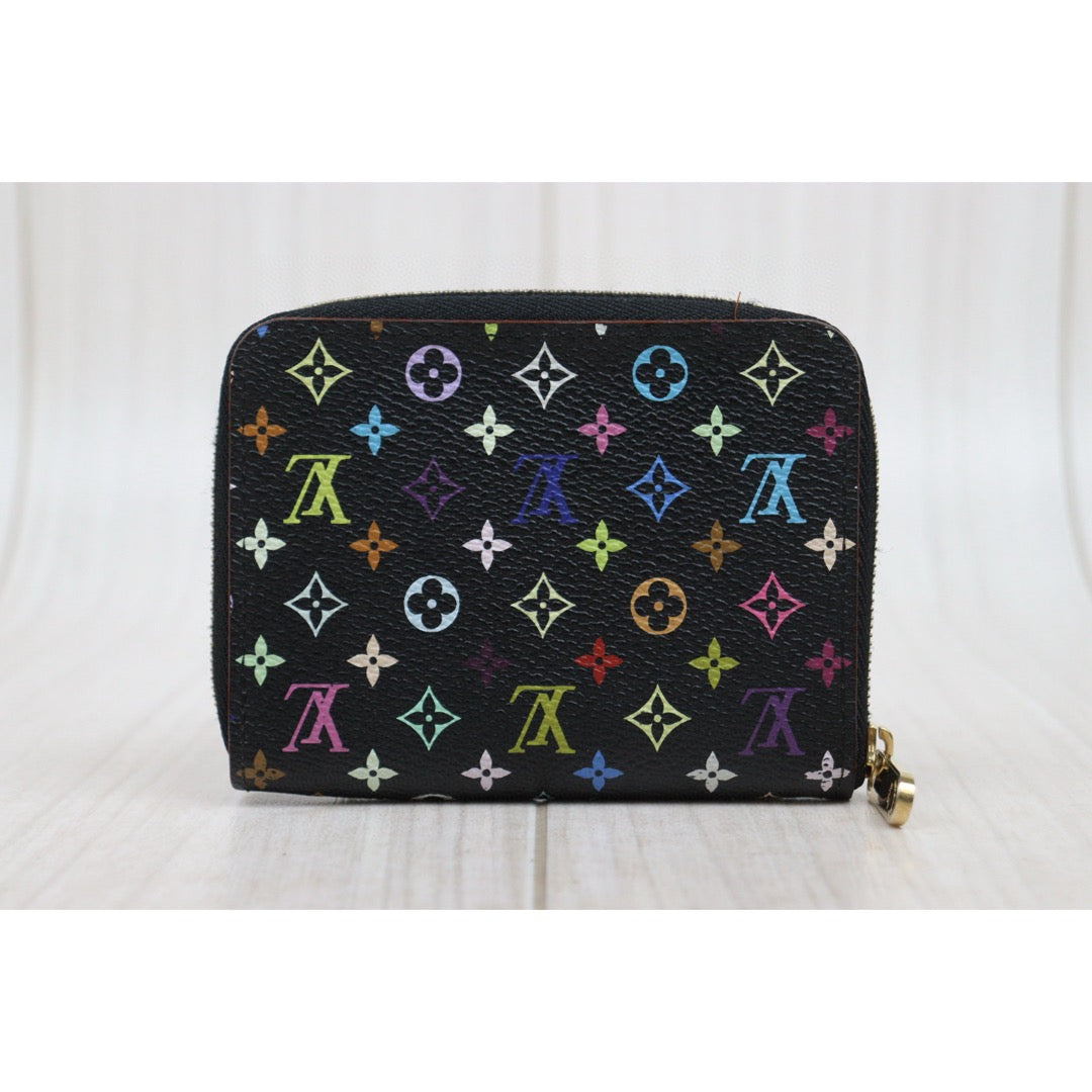 Good ( Rank AB)｜ LV Monogram Multicolor Wallet Black ｜25052213