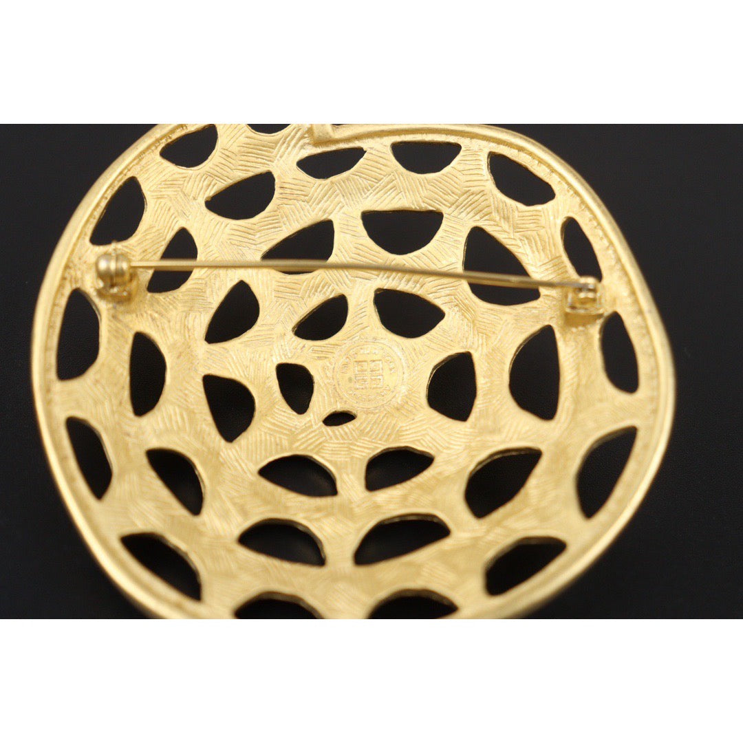 Very Good ( Rank A)  ｜ Givenchy  Vintage Gold Brooch ｜Q24041502