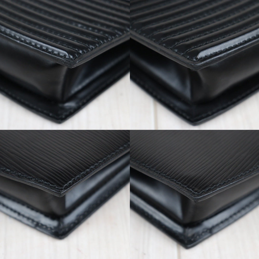 Rank A ｜ LV Epi Shoulder Bag Clutch Bag Black ｜23121609