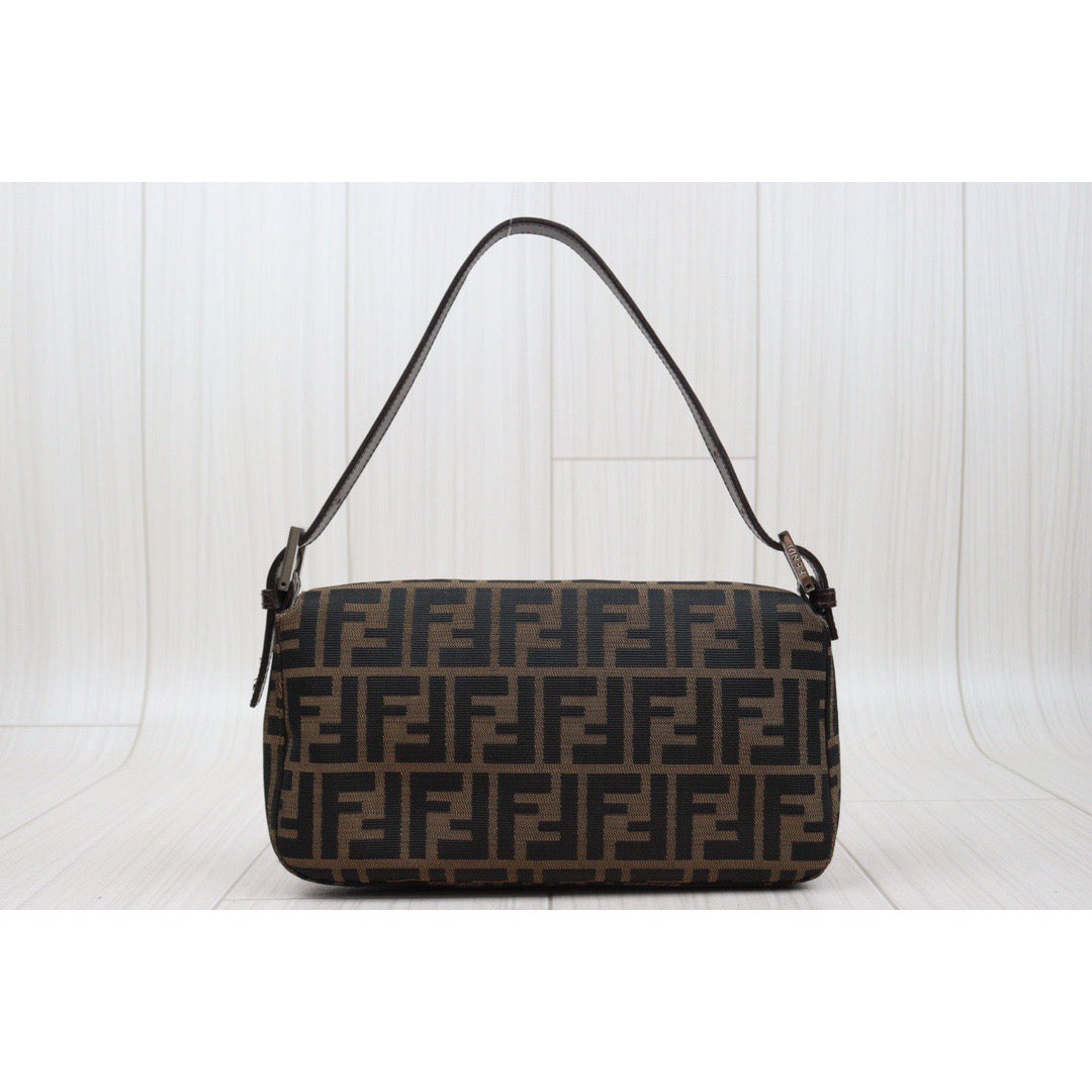 Rank A ｜ FENDI Zucca Mamma Baguette Shoulder Bag｜24040401