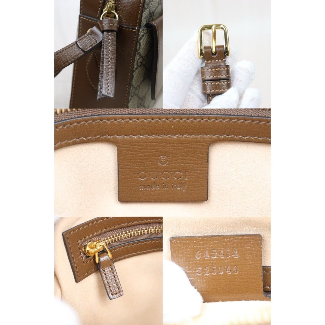 Very Good ( Rank A) ｜GUCCI GG Campus Brown Camera Bag Shoulder Bag｜P24092409