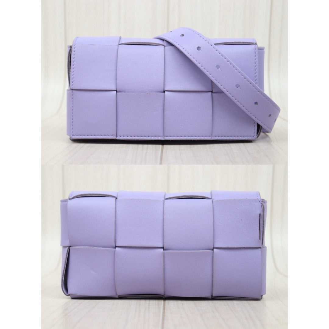 Good ( Rank AB)｜ Bottega Veneta Calf Leather Belt Cassette Shoulder Bag Body Bag Waist Bag Wisteria｜S25072103