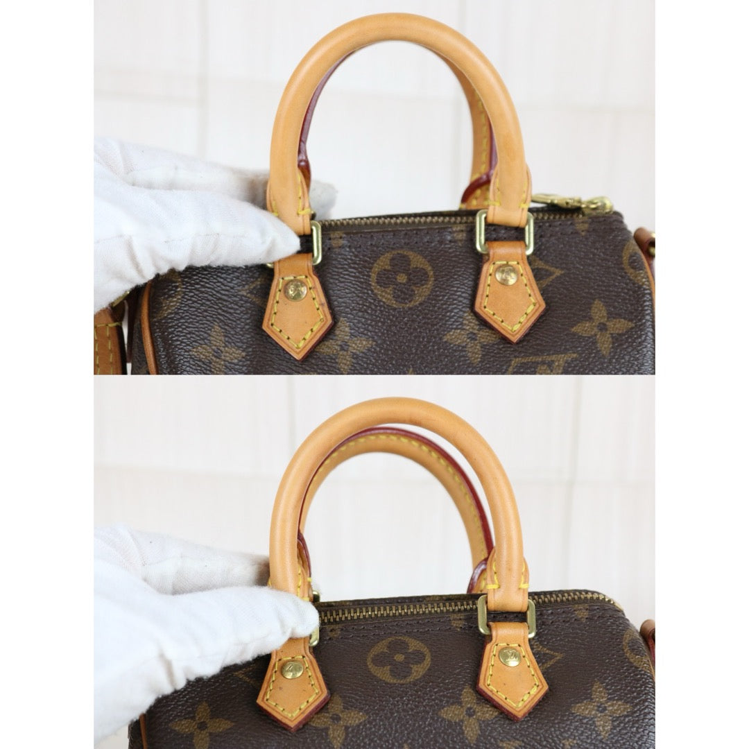 Good ( Rank AB)｜LV Monogram Nano Speedy  Shoulder Bag｜S25090402