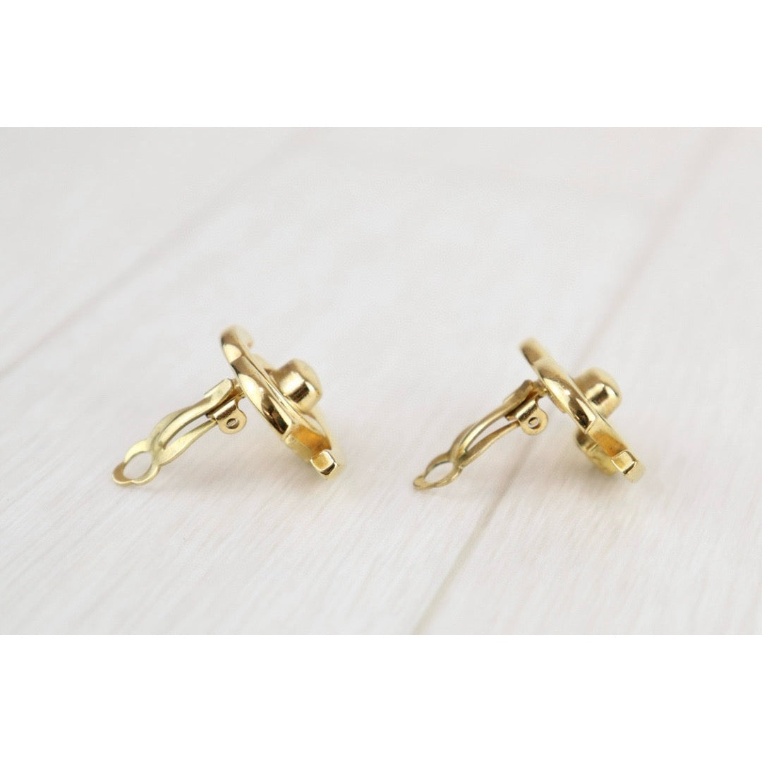 Very Good ( Rank A) ｜CHANEL Vintage 18K Gold Plating Earrings  ｜H24101901