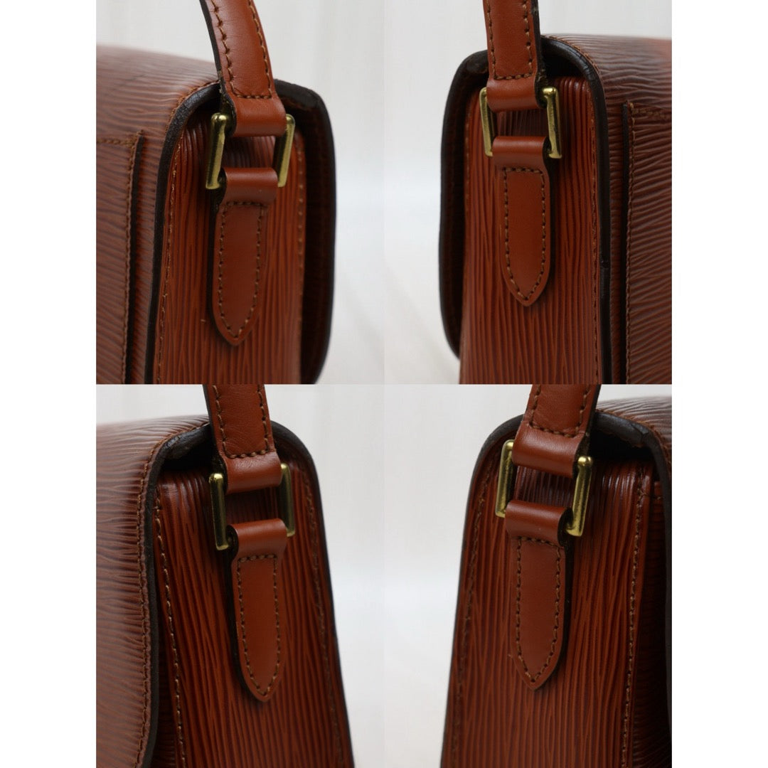 Good ( Rank AB)｜ LV Epi Saint Cloud PM Shoulder Bag Caramel｜V25102805