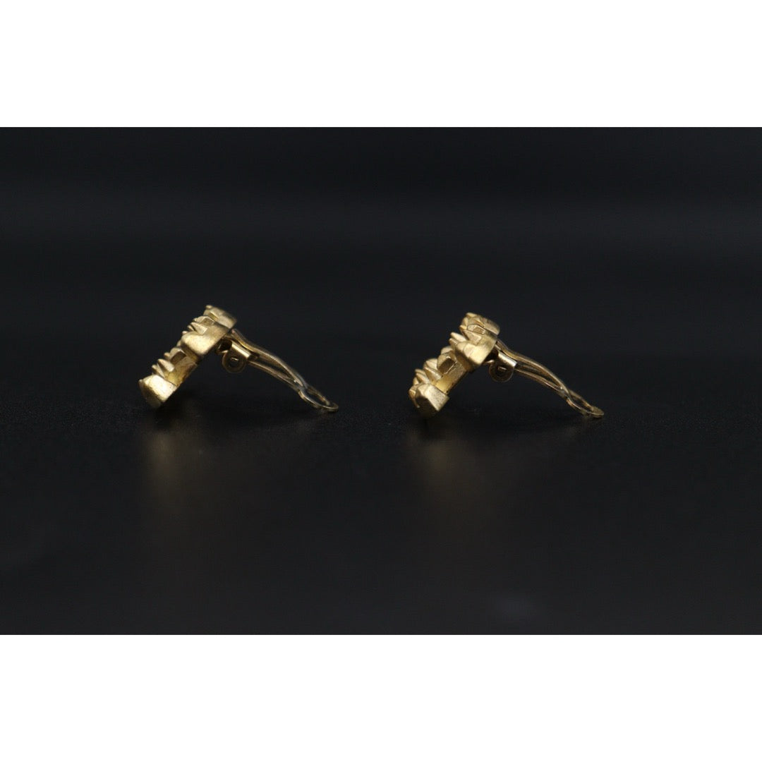 Very Good ( Rank A)｜ CHANEL Coco Mark Rivet Earrings Made in 2003Year｜V25071008