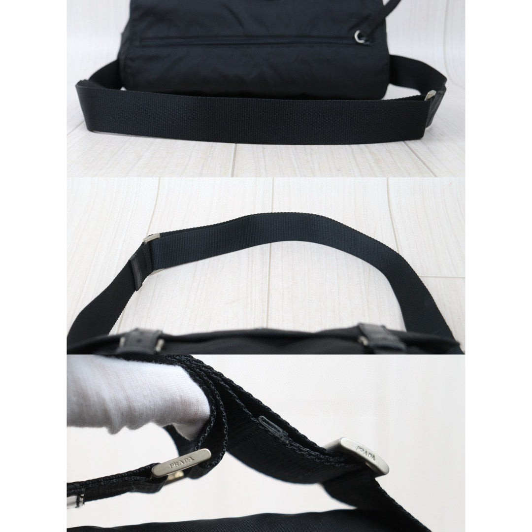 Good ( Rank AB)｜Prada  Nylon ShoulderBag Black｜24121203