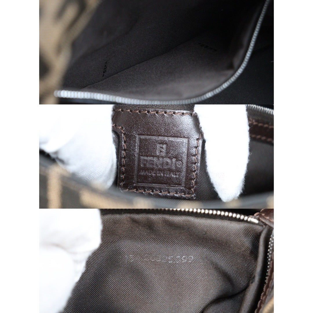 Rank A｜ FENDI Zucca Mamma Baguette Shoulder Bag ｜24041116