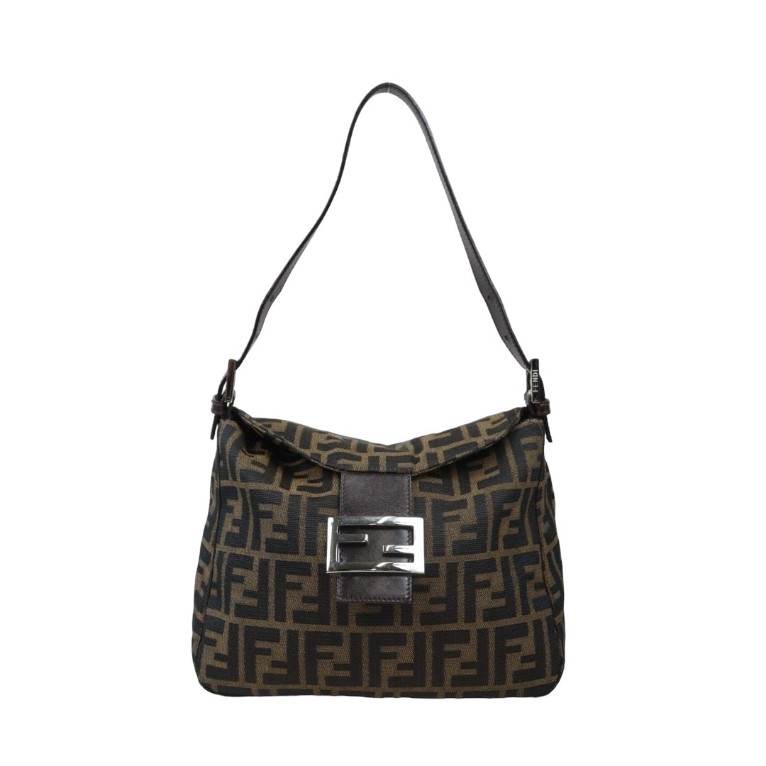 Rank AB｜ FENDI Zucca Mamma Shoulder Bag ｜24072307