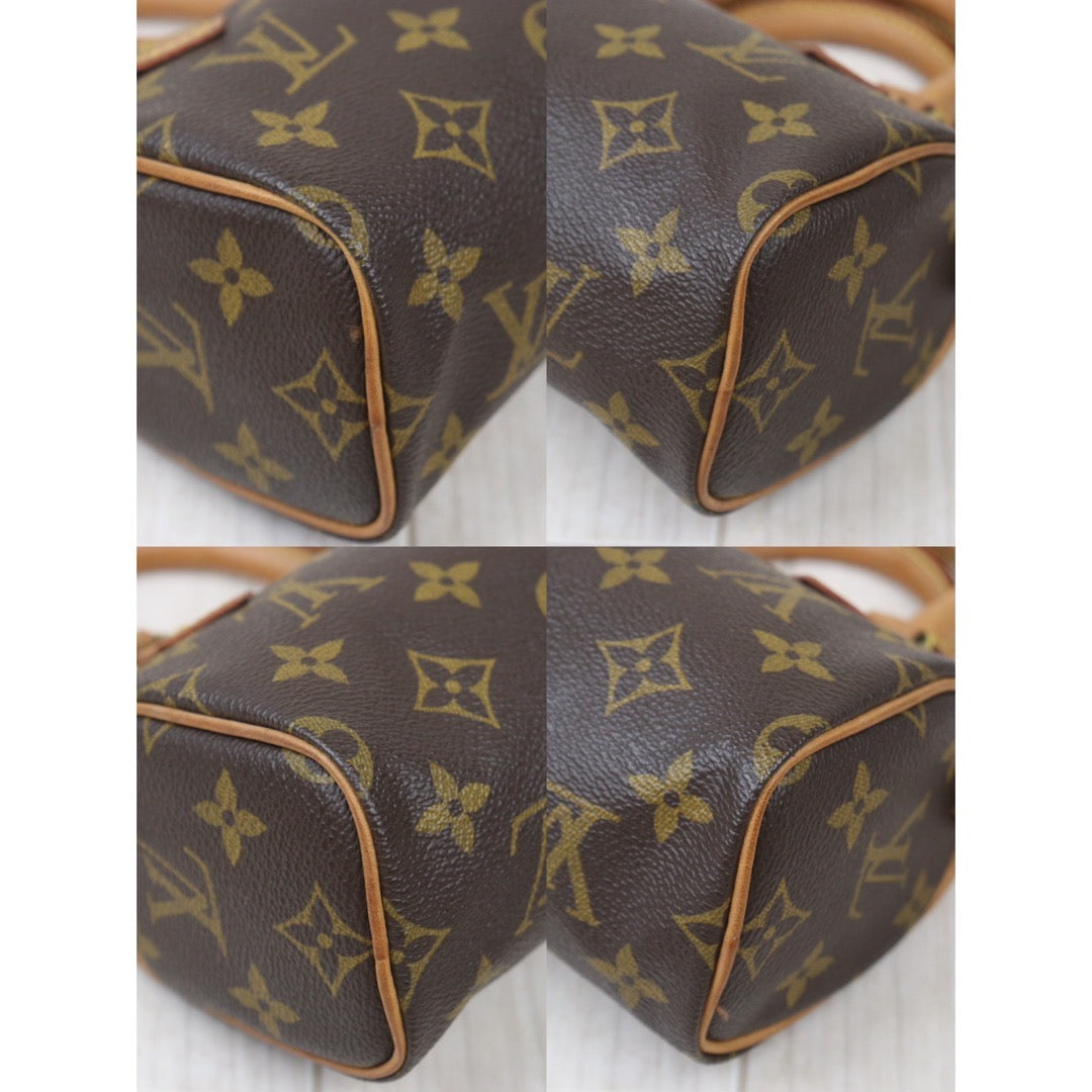 Rank AB ｜ LV Monogram Mini Speedy Handbag Wirh Shoulderstrap｜24061320