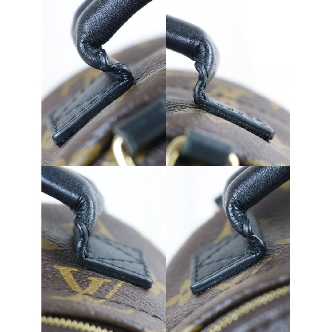 Include Entrupy Certificate of Authenticity｜Very Good ( Rank A)｜  Louis Vuitton Monogram Coated Canvas Mini Palm Springs Backpack｜S26072607