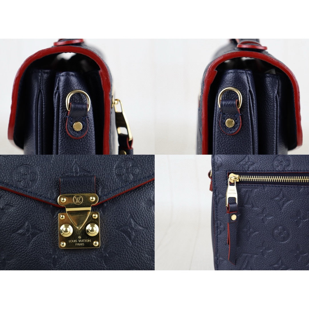 Very Good ( Rank A)｜LV Monogram Pichette Metis ShoulderBag Blue  IC Chips Model ｜S25022603