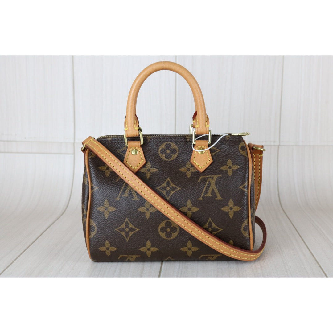 Very Good ( Rank A)｜LV Monogram Nano Speedy Handbag Shoulder Bag｜X25110602