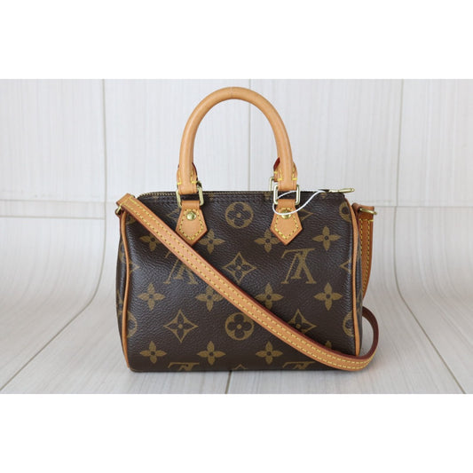 Very Good ( Rank A)｜LV Monogram Nano Speedy Handbag Shoulder Bag｜X25110602