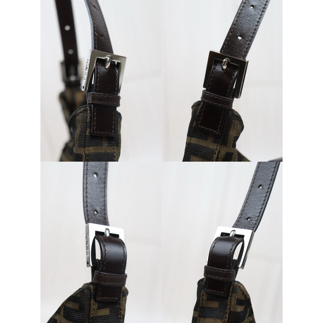 Very Good ( Rank A)｜ FENDI Zucca Mamma Shoulder Bag ｜25061218