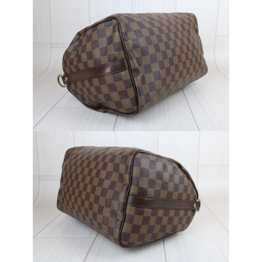 Include Entrupy Certificate of Authenticity｜Good ( Rank AB)｜ Louis Vuitton Damier Speedy 30 Hand Bag With Shoulder Strap｜S26090408