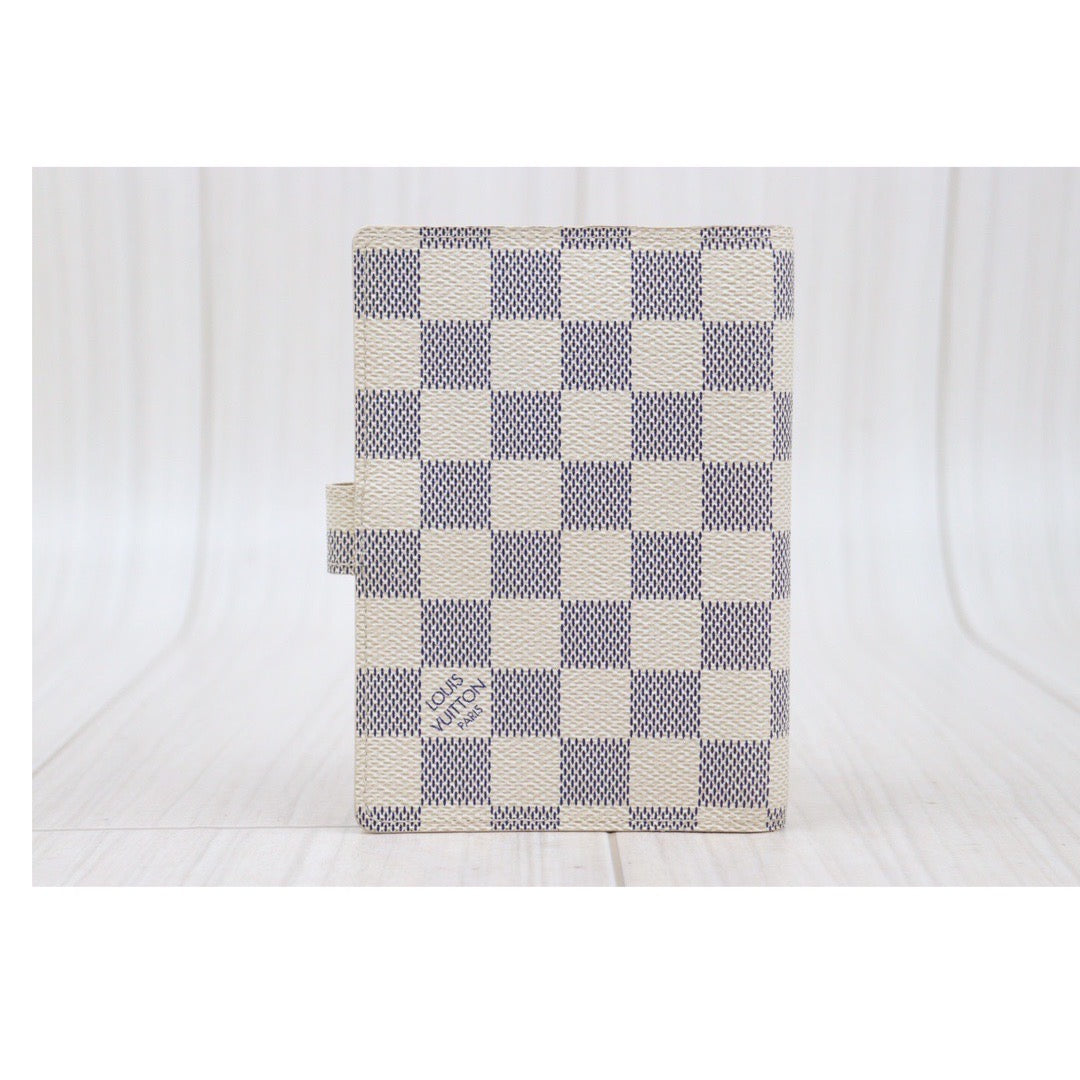 Rank A ｜ LV Damier Azur PM Notebook Cover ｜Q24040421