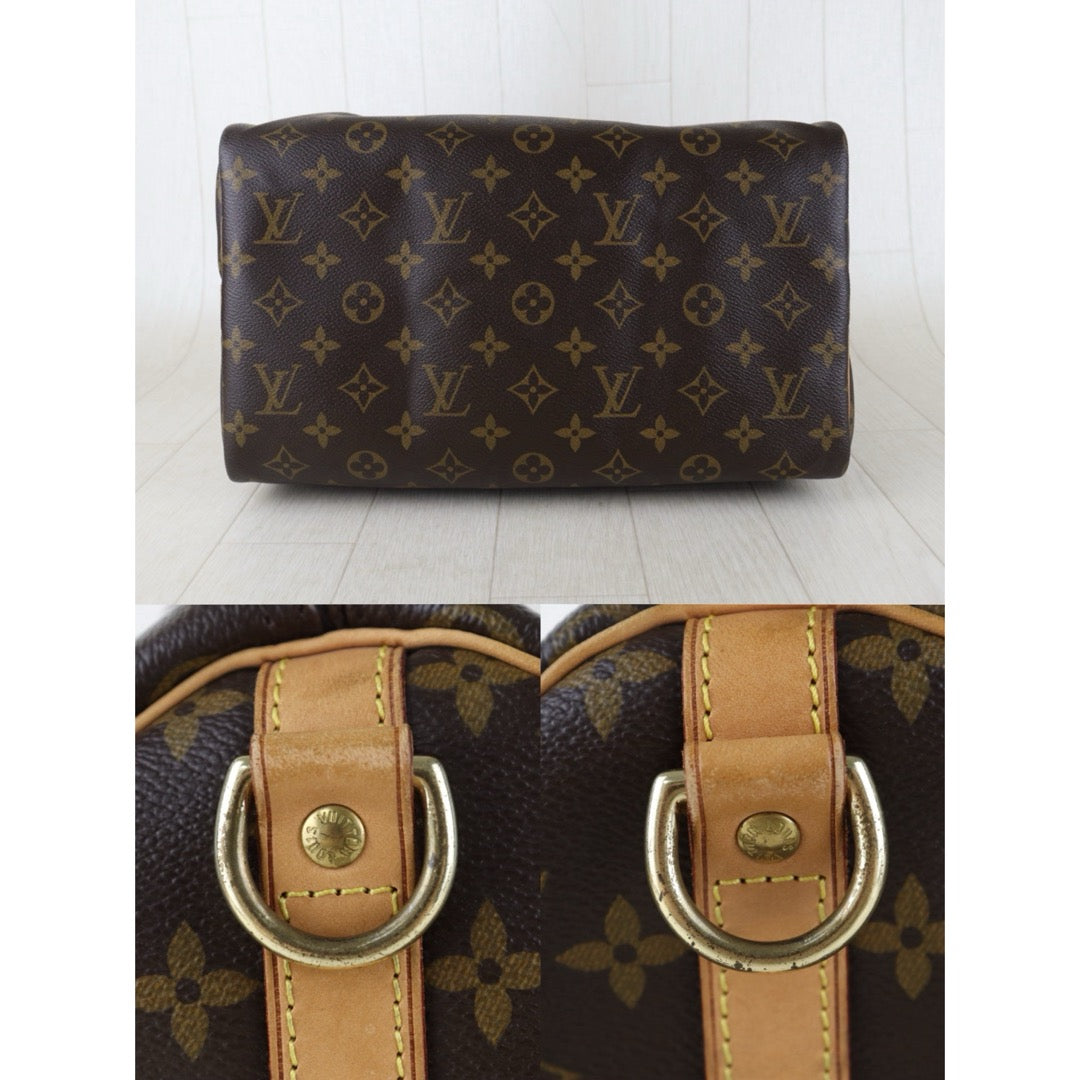 Include Entrupy Certificate of Authenticity｜Good ( Rank AB) ｜ Louis Vuitton Monogram Speedy 30 Hand Bag With Shoulder Strap｜S26072543