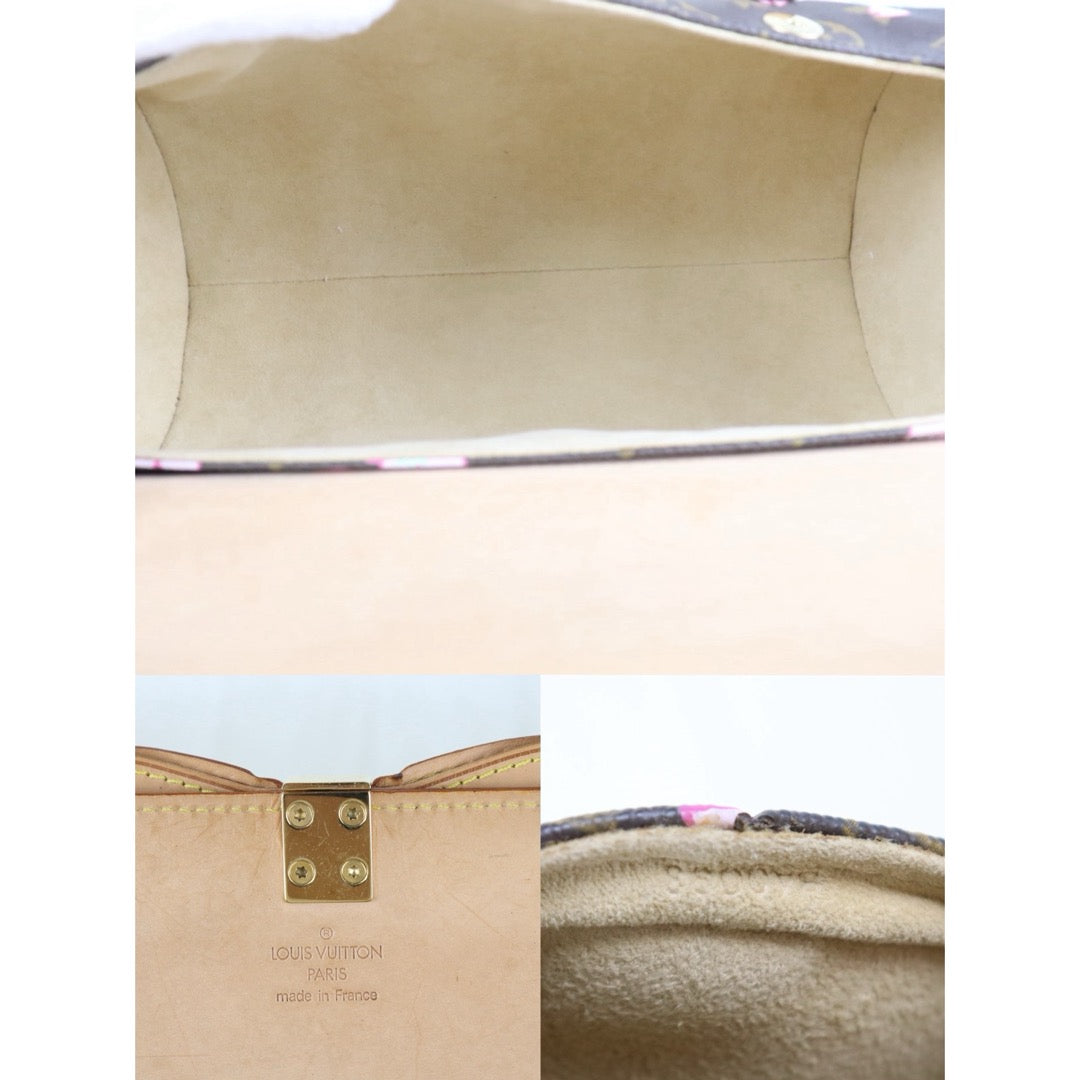 Include Entrupy Certificate of Authenticity｜Good ( Rank AB)｜ Louis Vuitton Monogram Takashi Murakam Cherry Blossom Papillon 26 Handbag ｜S26072544