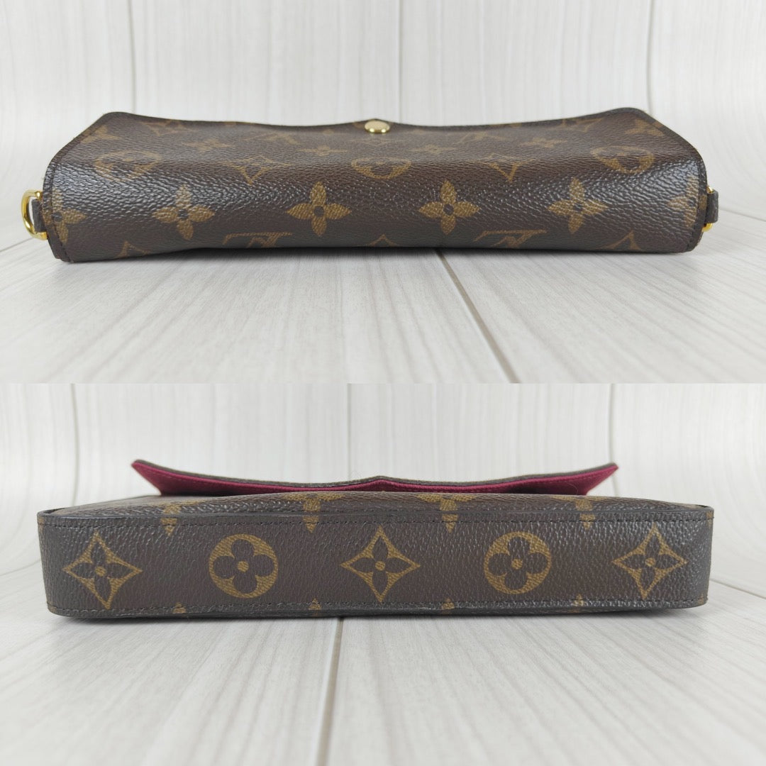 Rank AB ｜LV Monogram Pochette Felicie Shoulder Bag｜S23120401
