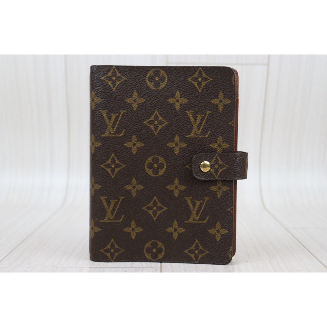 Rank A ｜ LV Monogram Agenda GM Notebook Cover ｜24020110