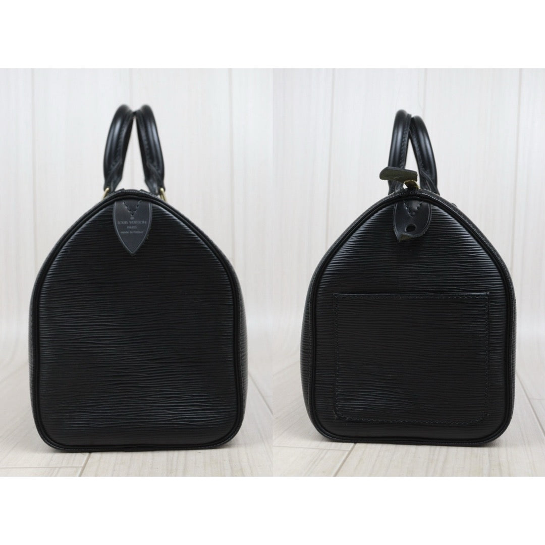 Good ( Rank AB)｜ LV Epi Speedy 25 Hand Bag Black｜25091601