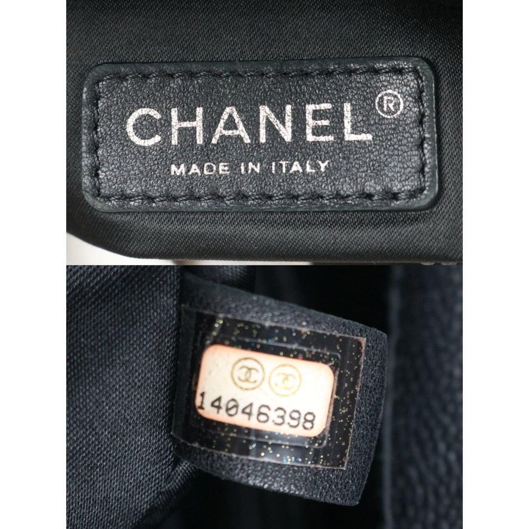 Include Entrupy Certificate of Authenticity｜Good ( Rank AB)｜ CHANEL Caviar Skin Matrasse Chain  Shoulder Bag Black Made In 2010- 2011Year｜S26052506