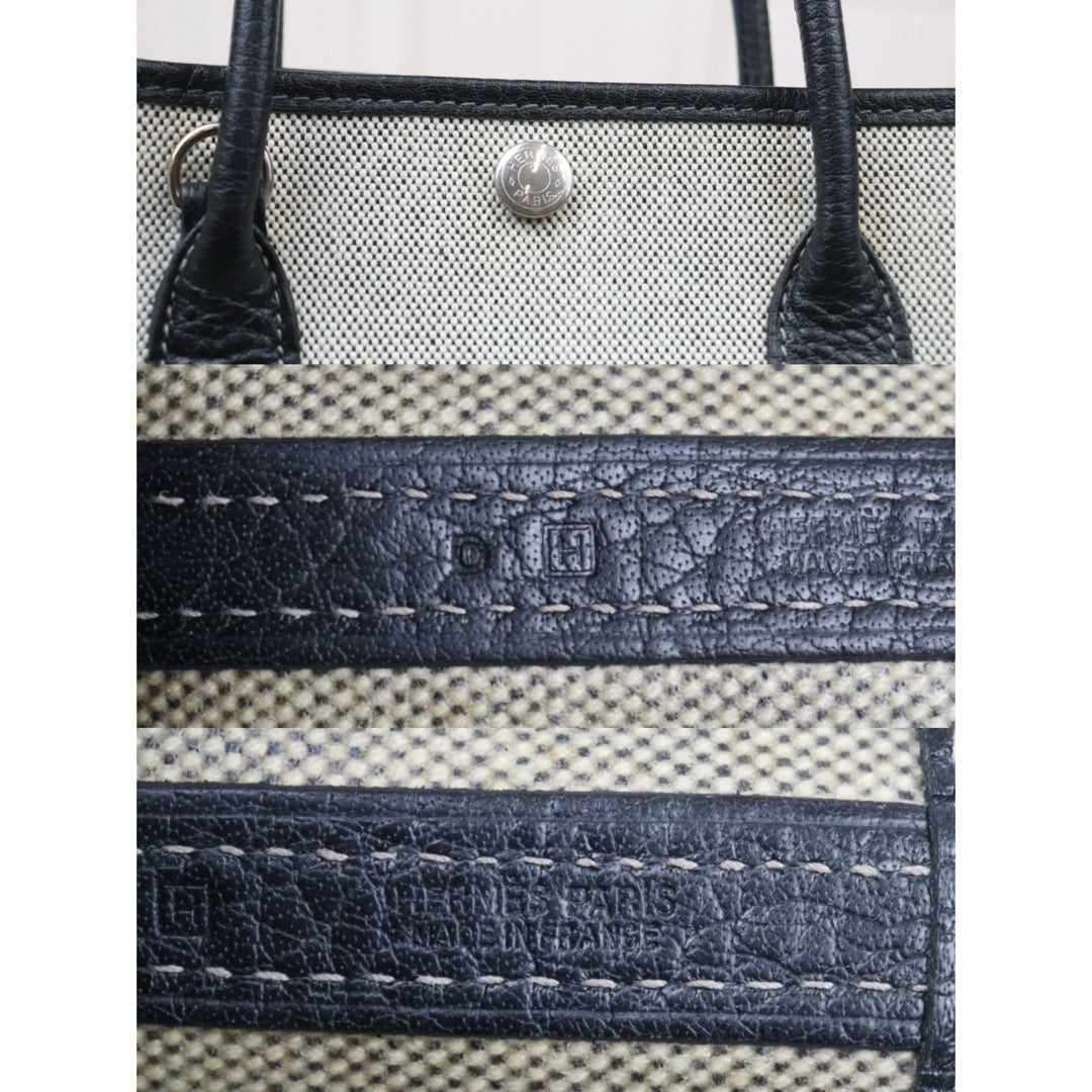 Good ( Rank AB)｜ HERMES Garden Party TPM Handbag With Shoulder Strap □H Stamp Made In 2004 Year｜24091910