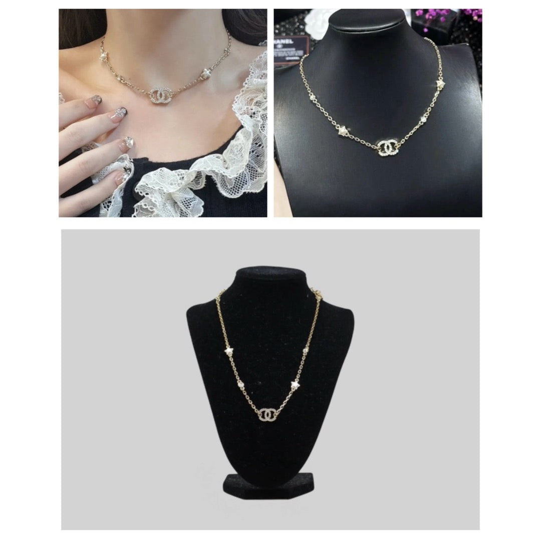 Excellent（Rank SA）｜ CHANEL Star Coco Mark Diamond Necklace｜S25021019