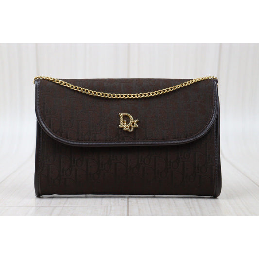 Rank A ｜ Dior Vintage Shoulder Bag Brown｜24061314