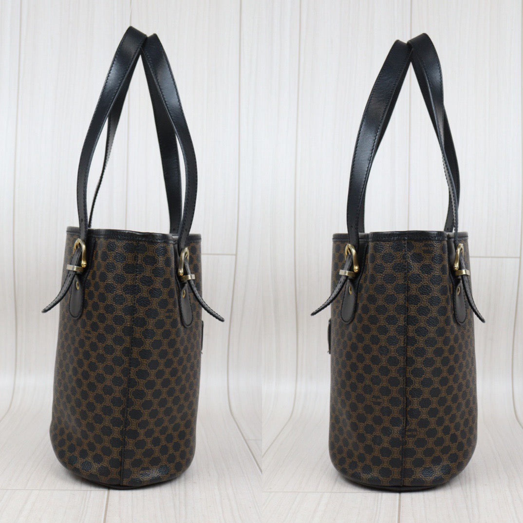 Rank AB ｜ CELINE Black Macadam ToteBag ｜V24012524