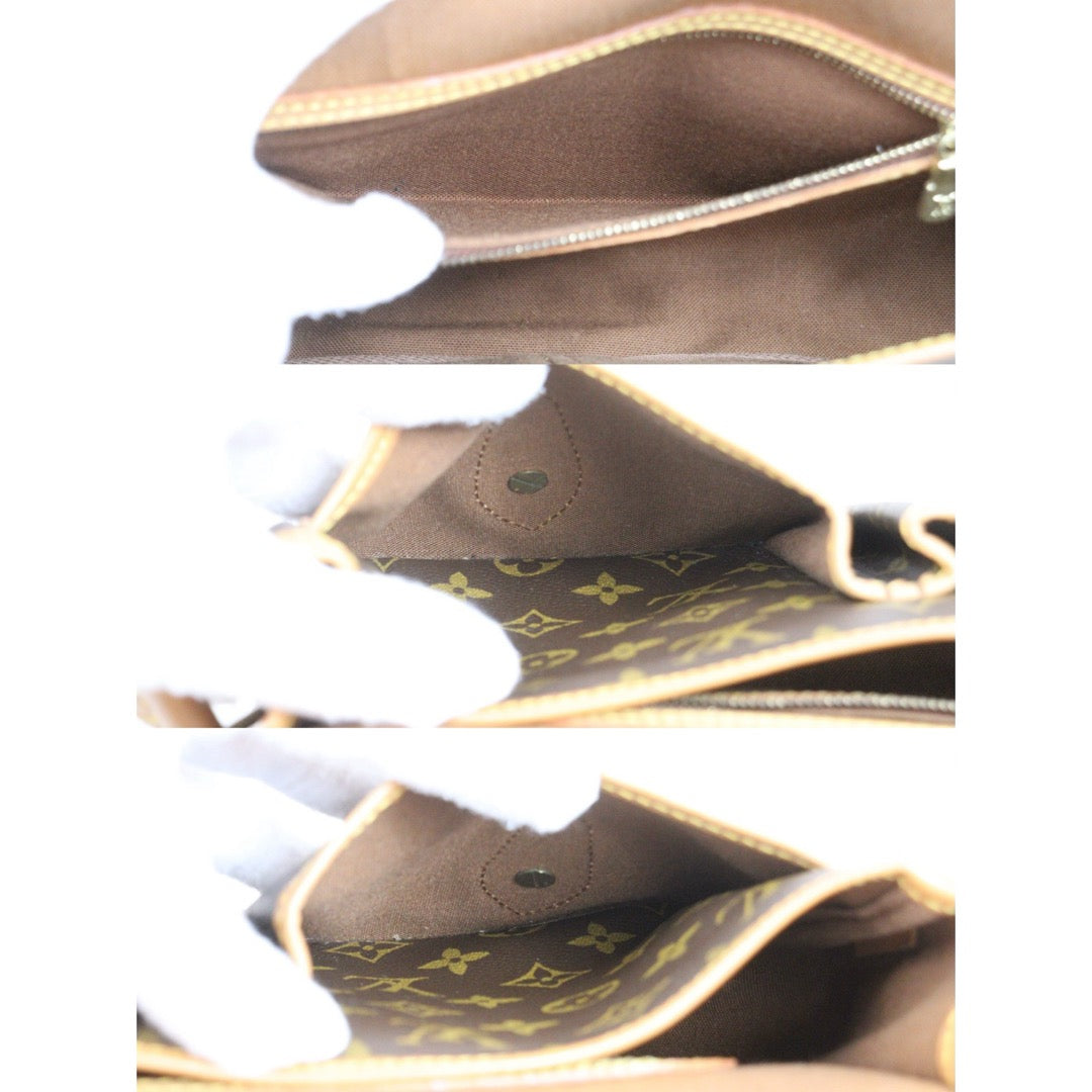 Include Entrupy Certificate of Authenticity｜Fair ( Rank B)｜ Louis Vuitton Monogram Satchel MM Shoulder Bag｜26022004