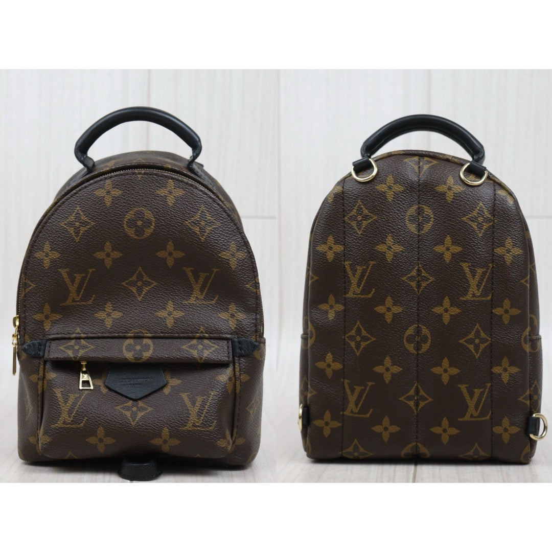 Very Good ( Rank A) ｜  LV Monogram Coated Canvas Mini Palm Springs Backpack｜25082207