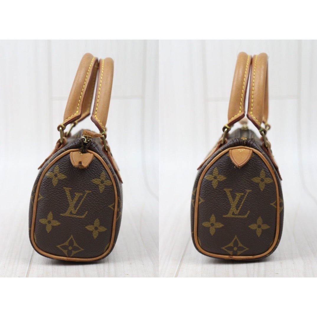 Rank AB ｜ LV Monogram Mini Speedy Handbag Wirh Shoulderstrap｜24061320