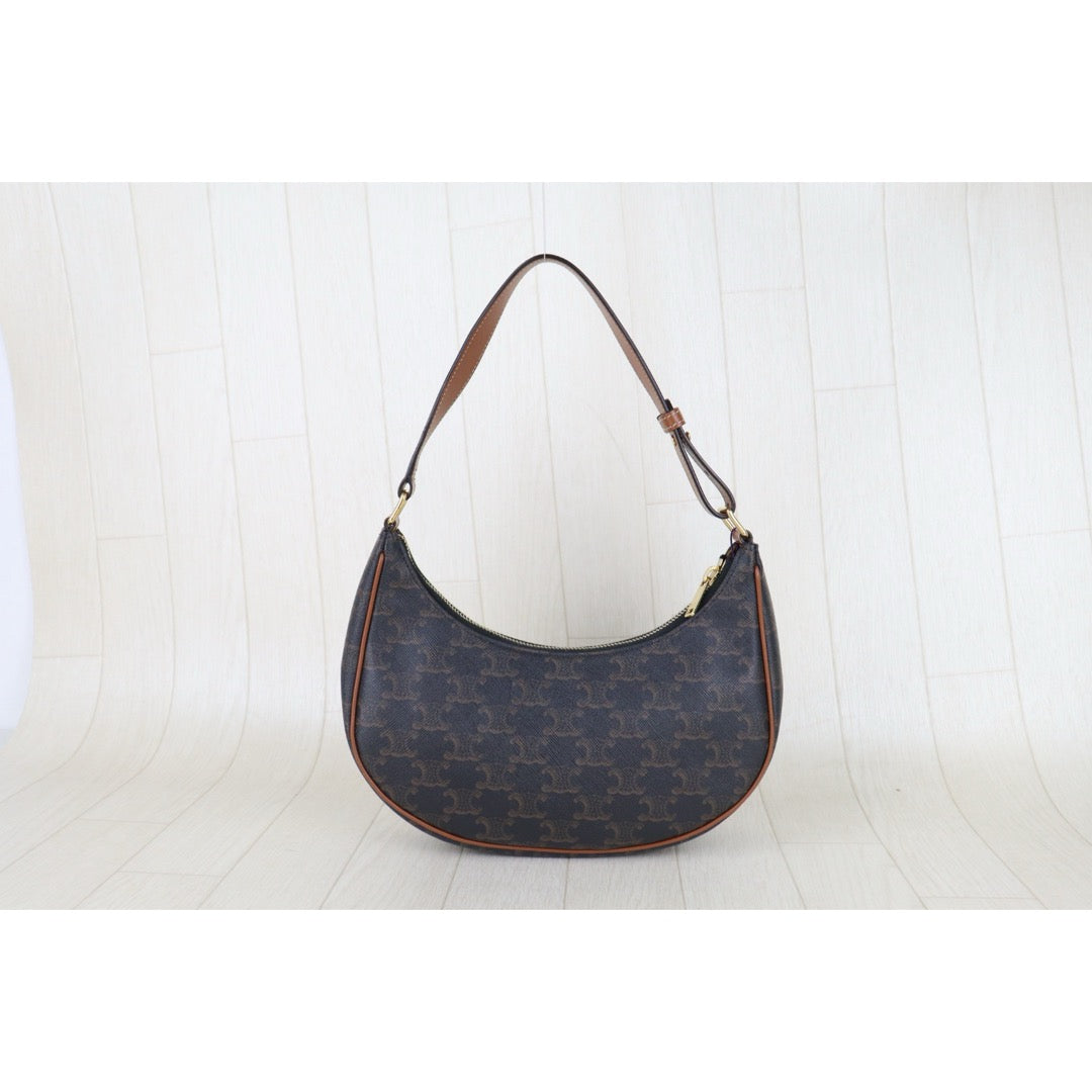 Good ( Rank AB)｜ CELINE Macadam AVA Triomphe Canvas Shoulder Bag｜S25121011