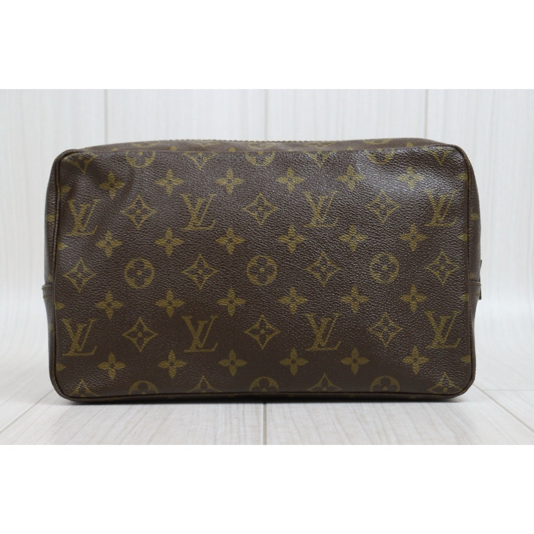 Include Entrupy Certificate of Authenticity｜Good ( Rank AB)｜ Louis Vuitton Truth Toilet 28 Monogram Makeup Pouch｜26050708