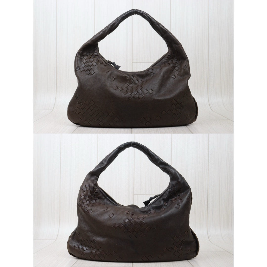 Fair ( Rank B) ｜ Bottega Veneta Lamb Skin Braid Shoulder Bag｜Q25010702