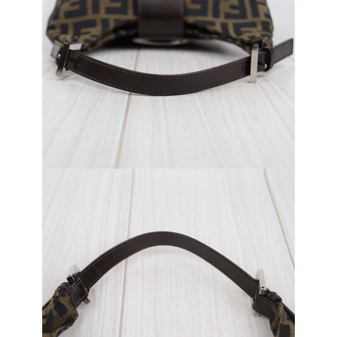 Rank A｜ FENDI Zucca Mamma Shoulder Bag ｜24030719