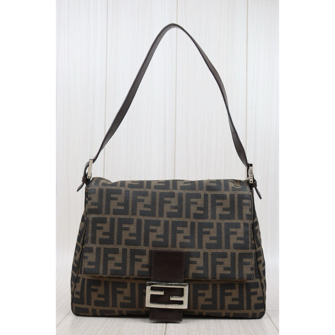 Good ( Rank AB)｜ FENDI Zucca Mamma Baguette Shoulder Bag ｜25041413