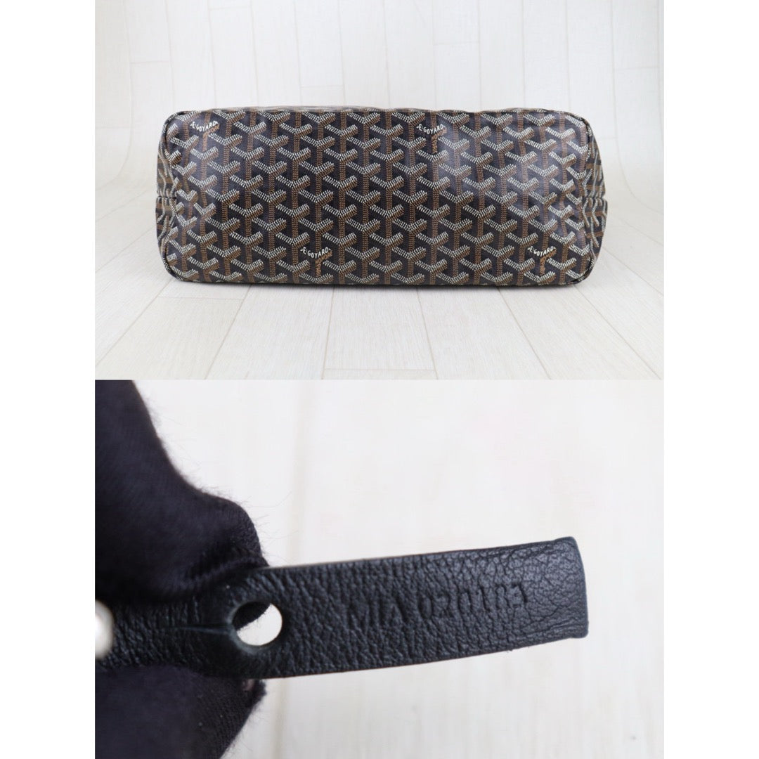 Very Good ( Rank A)｜ Goyard Saint-Louis PM Tote Bag Black｜S25092809