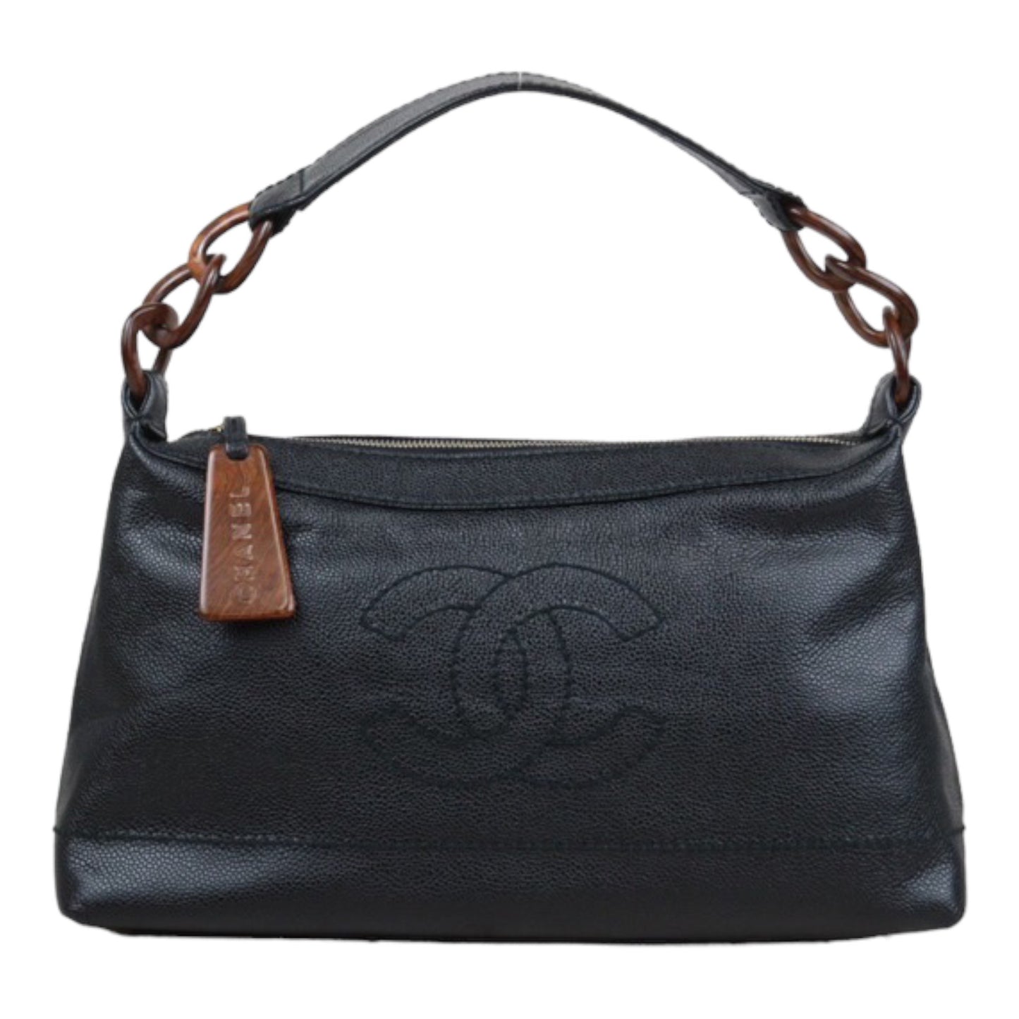 Rank A｜ CHANEL Caviar Skin Leather Calf Leather Shoulder Bag Made In 2002～2003Year｜24011213