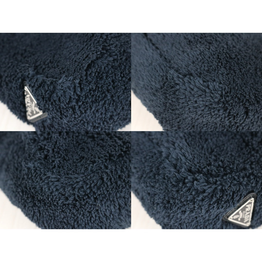 Very Good ( Rank A) ｜ PRADA Re-Edition 2000 Plush HOBO HandBag Black｜S25101607